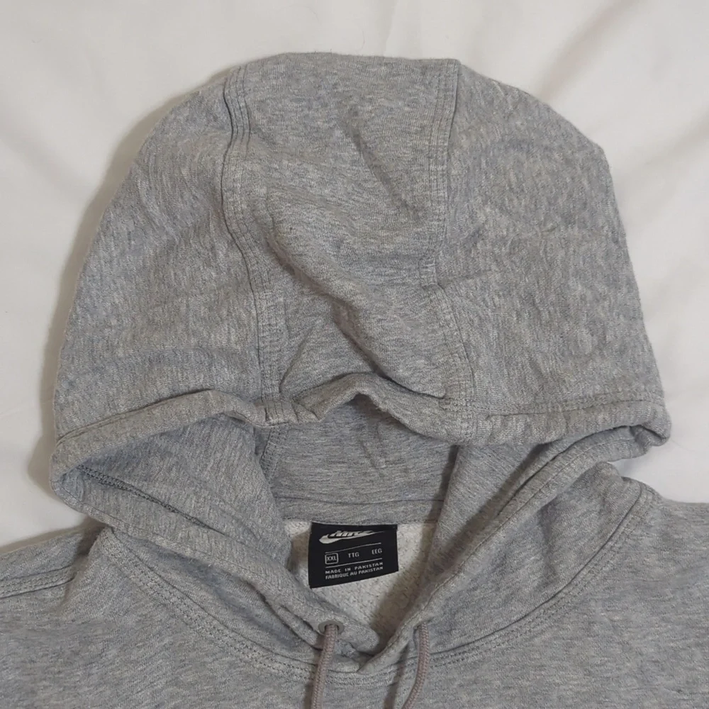 Nike Solo Swoosh Fleece Pullover Hoodie, Color Grey Size XXL